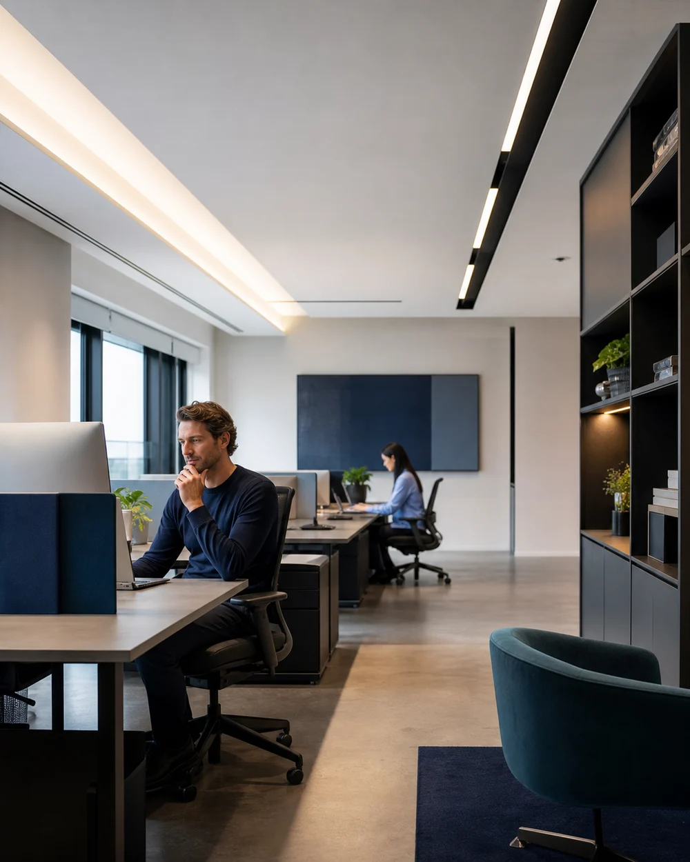 Büros für konzentriertes Arbeiten Anwendung für True Occupancy Erkennung