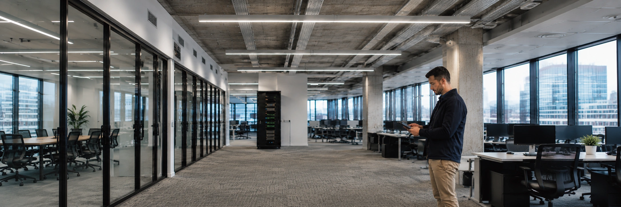 System integrator commissioning connected lighting