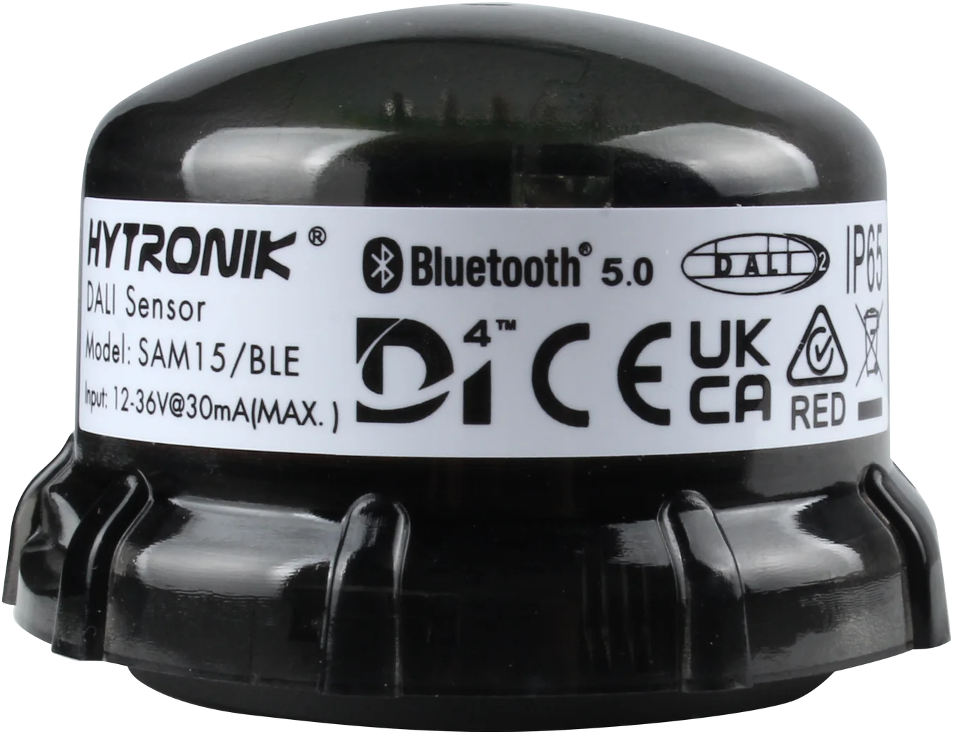 Front view of SAM15/BLE HF Highbay  Bluetooth/DALI-2 D4i  Zhaga Book 18 Standard