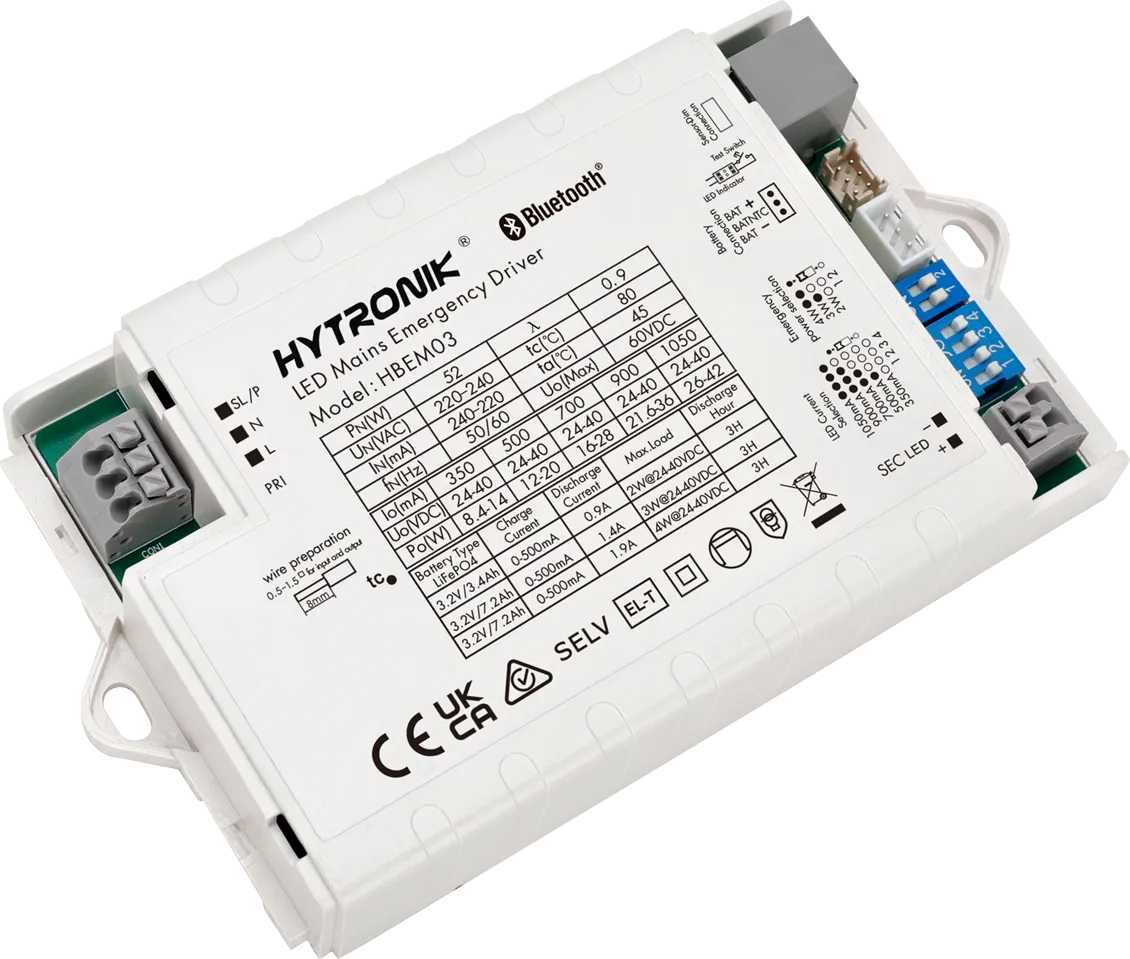 HBEM03 emergency and LED driver control gear