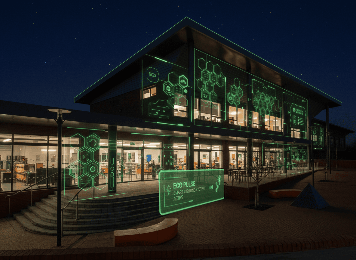Halesowen College smart lighting