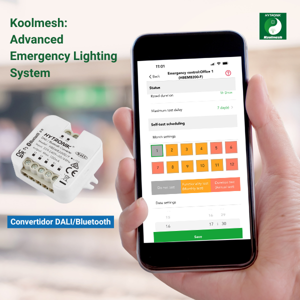 Advanced Koolmesh emergency lighting system