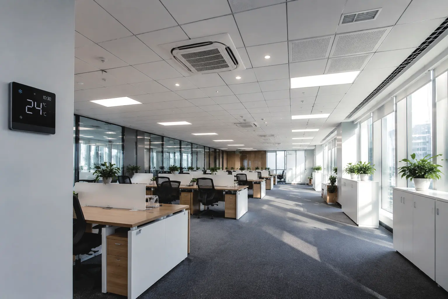 After-hours floors application