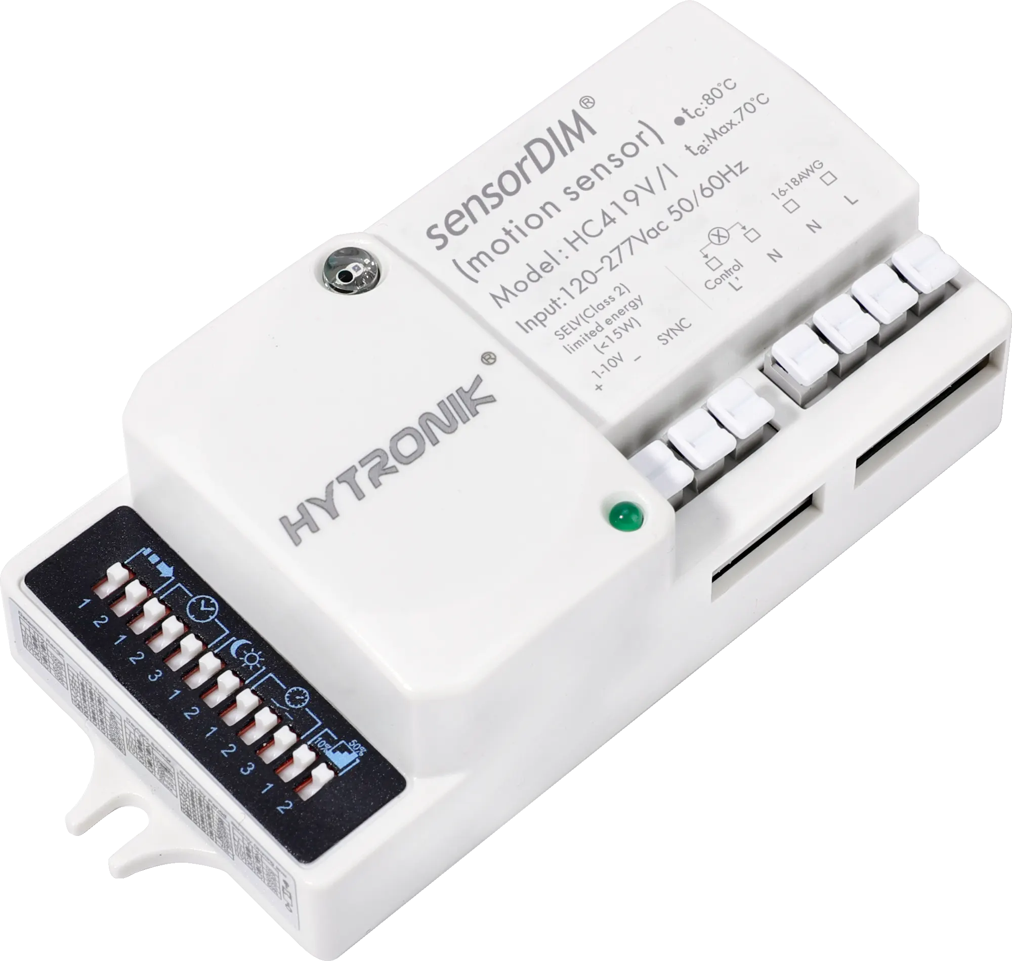 Side view of HC419V/I HF Lowbay  Tri-level & 1-10V   Photocell Advance