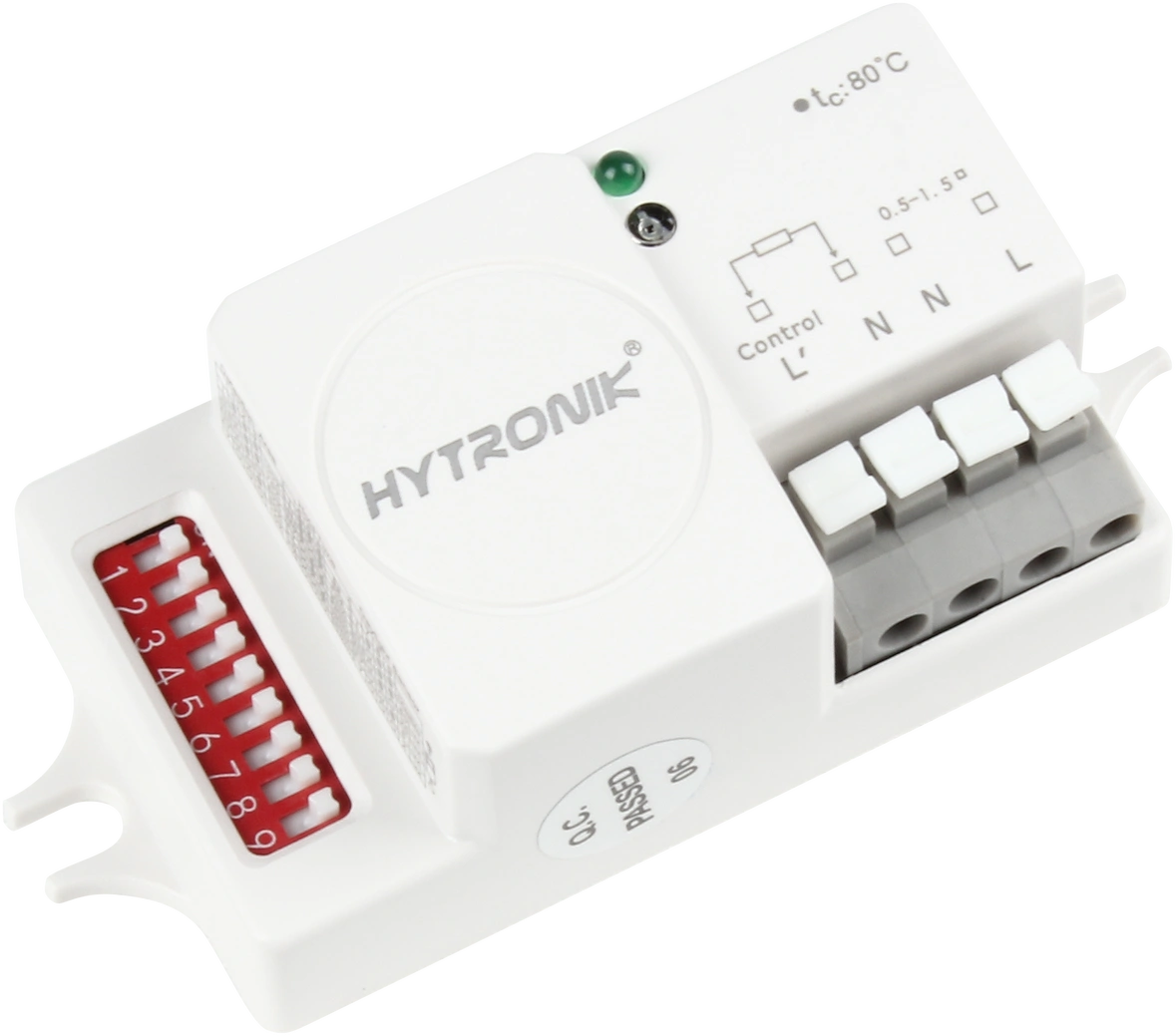 Side view of HC005S HF Lowbay  ON/OFF via Dip-Switch  Photodiode