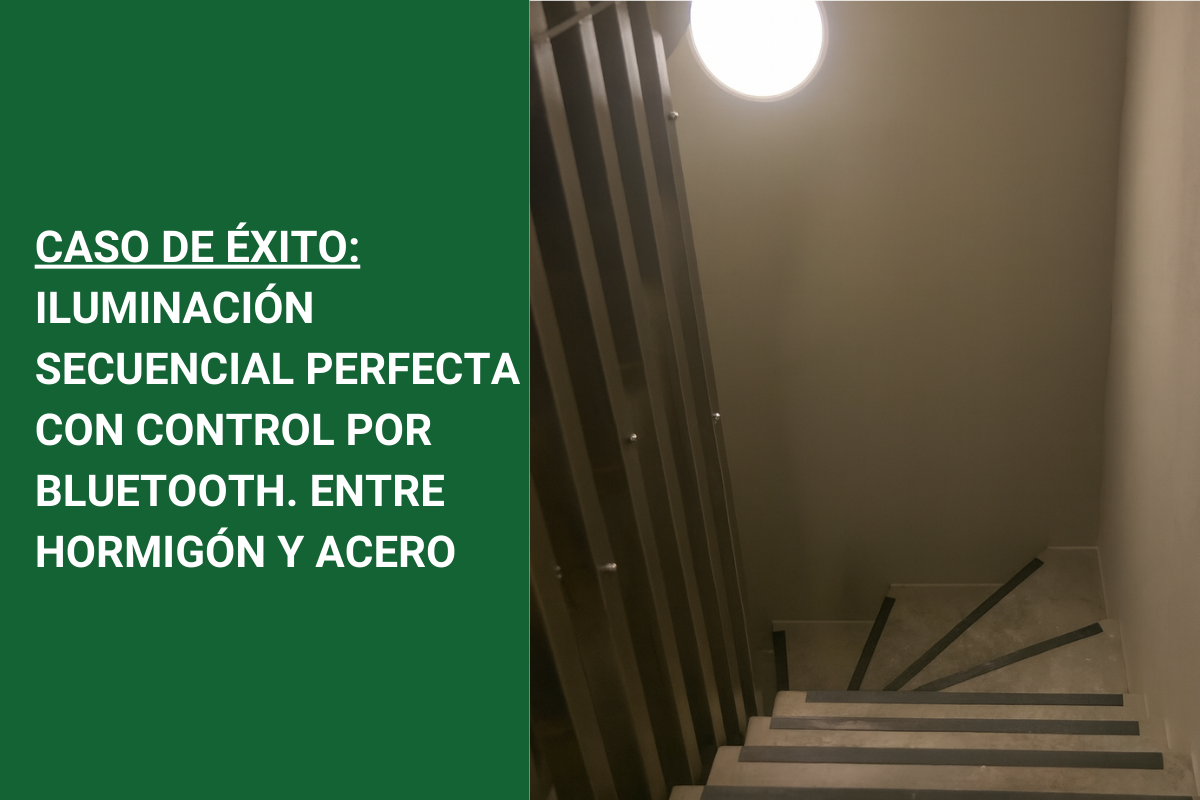 ILUMINACIÓN SECUENCIAL PERFECTA CON CONTROL POR BLUETOOTH EN UN ENTORNO DE ALTA COMPLEJIDAD