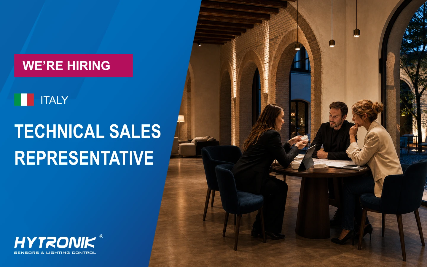 Technical Sales Representative opportunity in Italy