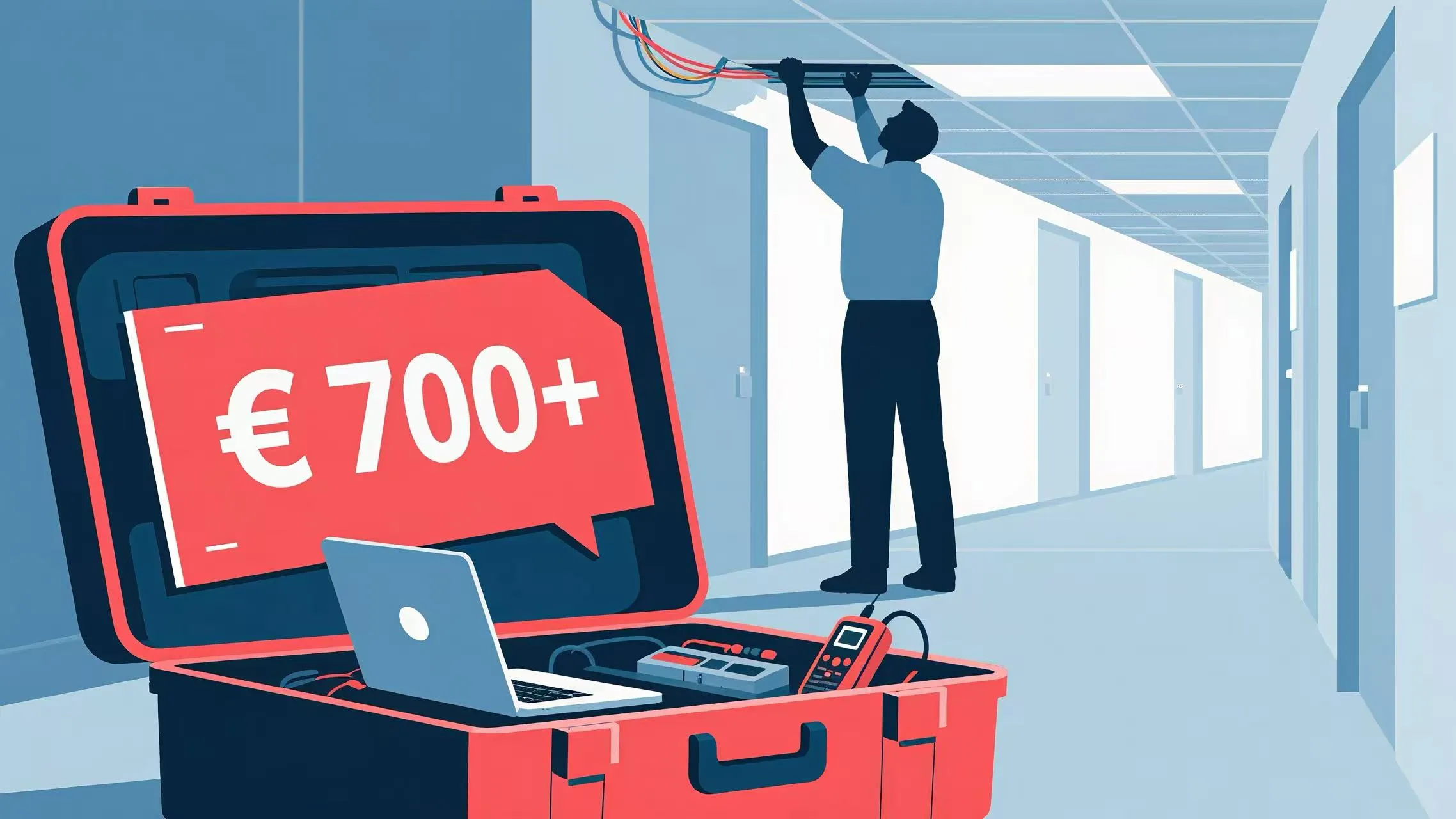 Expensive Service Calls Impact ROI Costly service visit from a system integrator, exceeding €700 per call