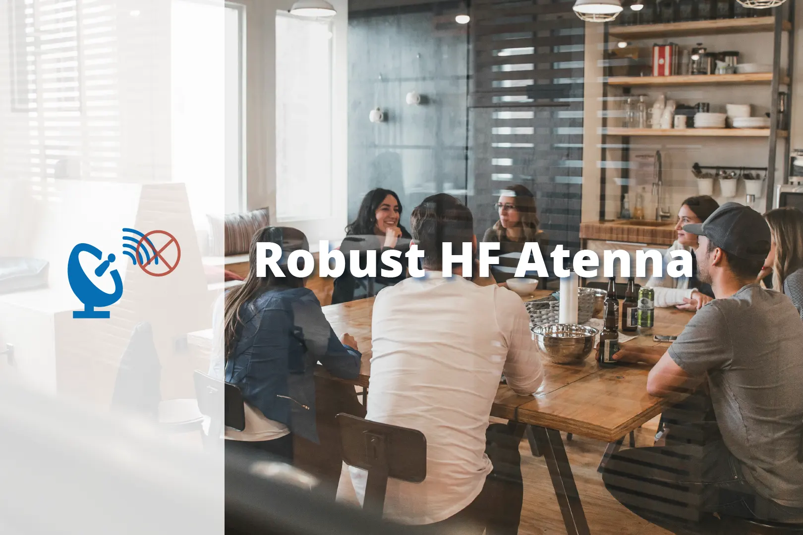 Stable HF Sensing in Meeting Rooms High-frequency motion detection antenna installed in a talking room