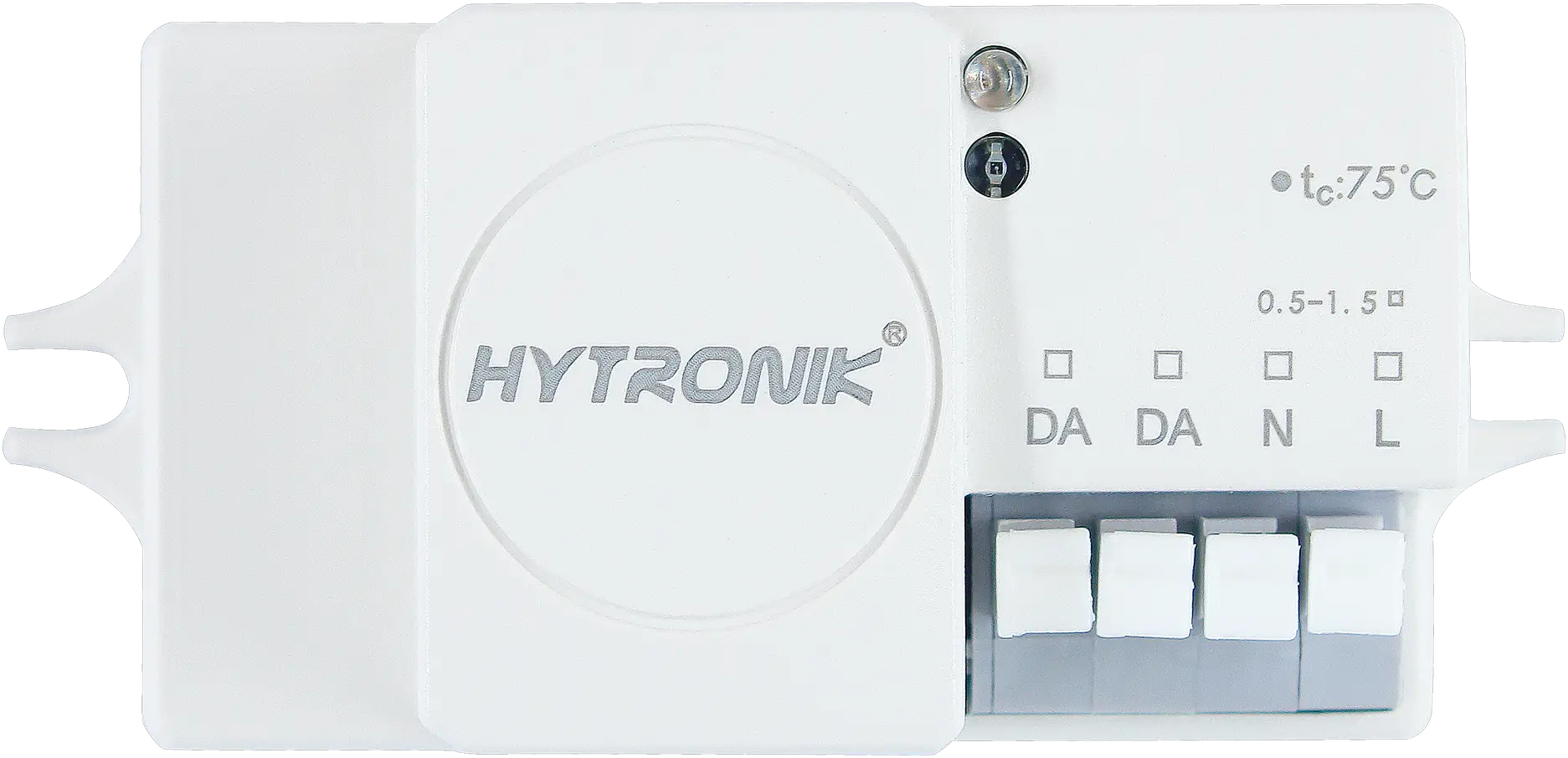 Top view of HCD405D2 HF Lowbay  DALI-2 input device  Photodiode