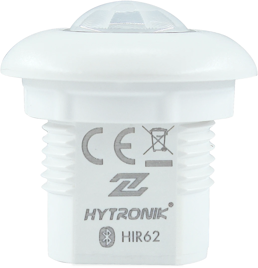 Front view of HIR62 PIR Lowbay  Ciradian Rhyhm   RJ12 connector to control body