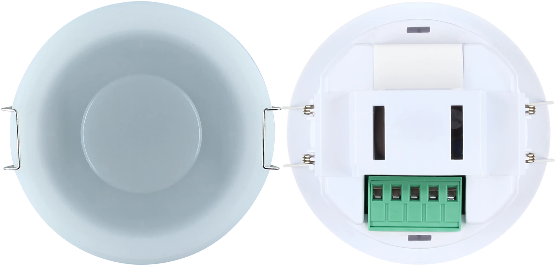 Top view of HMW28DCVFC/PRO HF Lowbay Occupancy  ON/OFF DC Output VFC  Surface mounting