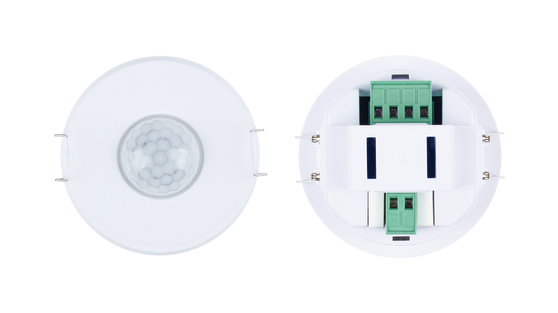 Top view of HBIR29/H PIR Highbay  Bluetooth DALI with PSU  Ceiling mounting