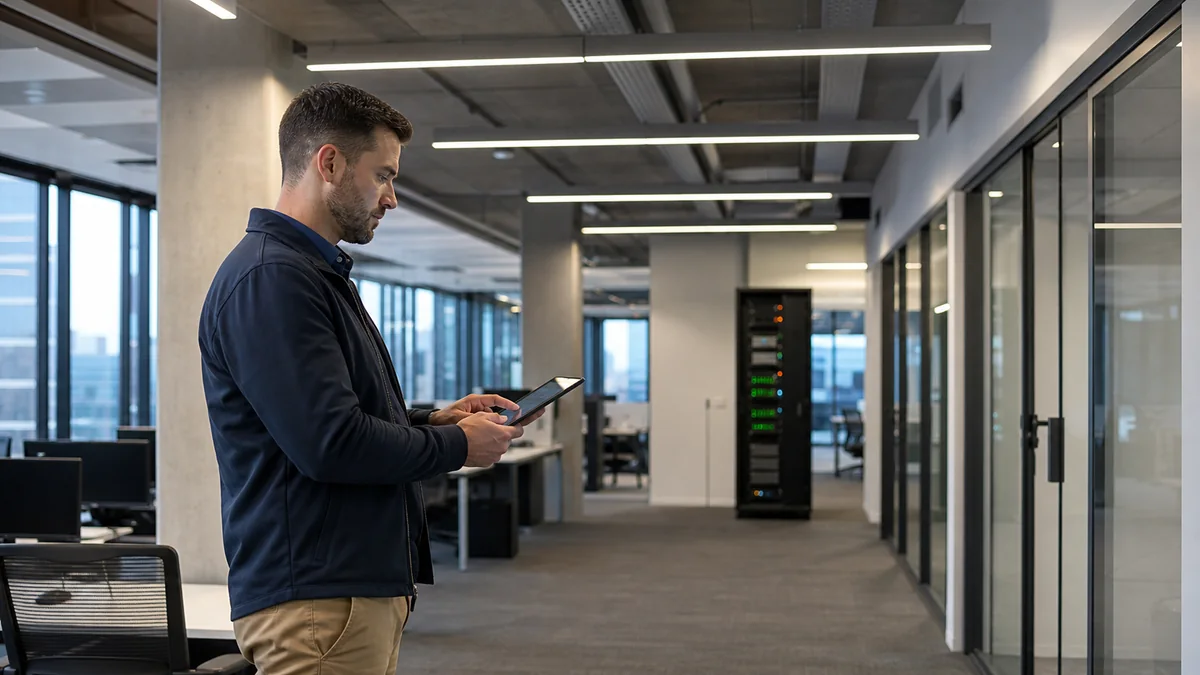 System integrator commissioning controls in a commercial building
