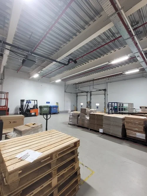 Thermo Fisher Crawley industrial lighting project