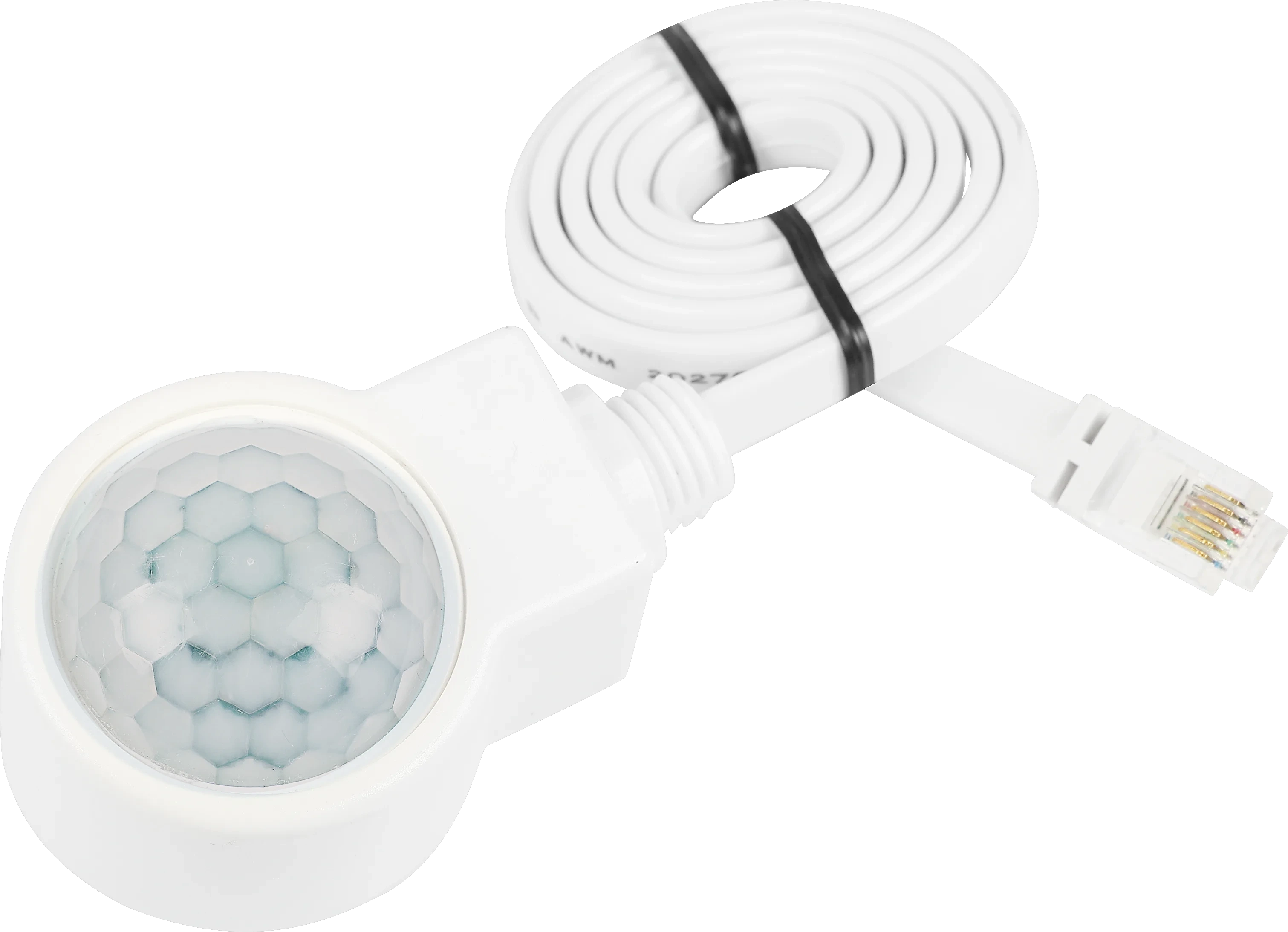 Side view of HIR19/C PIR Highbay  Tri-level dimming  RJ12 connector to control body