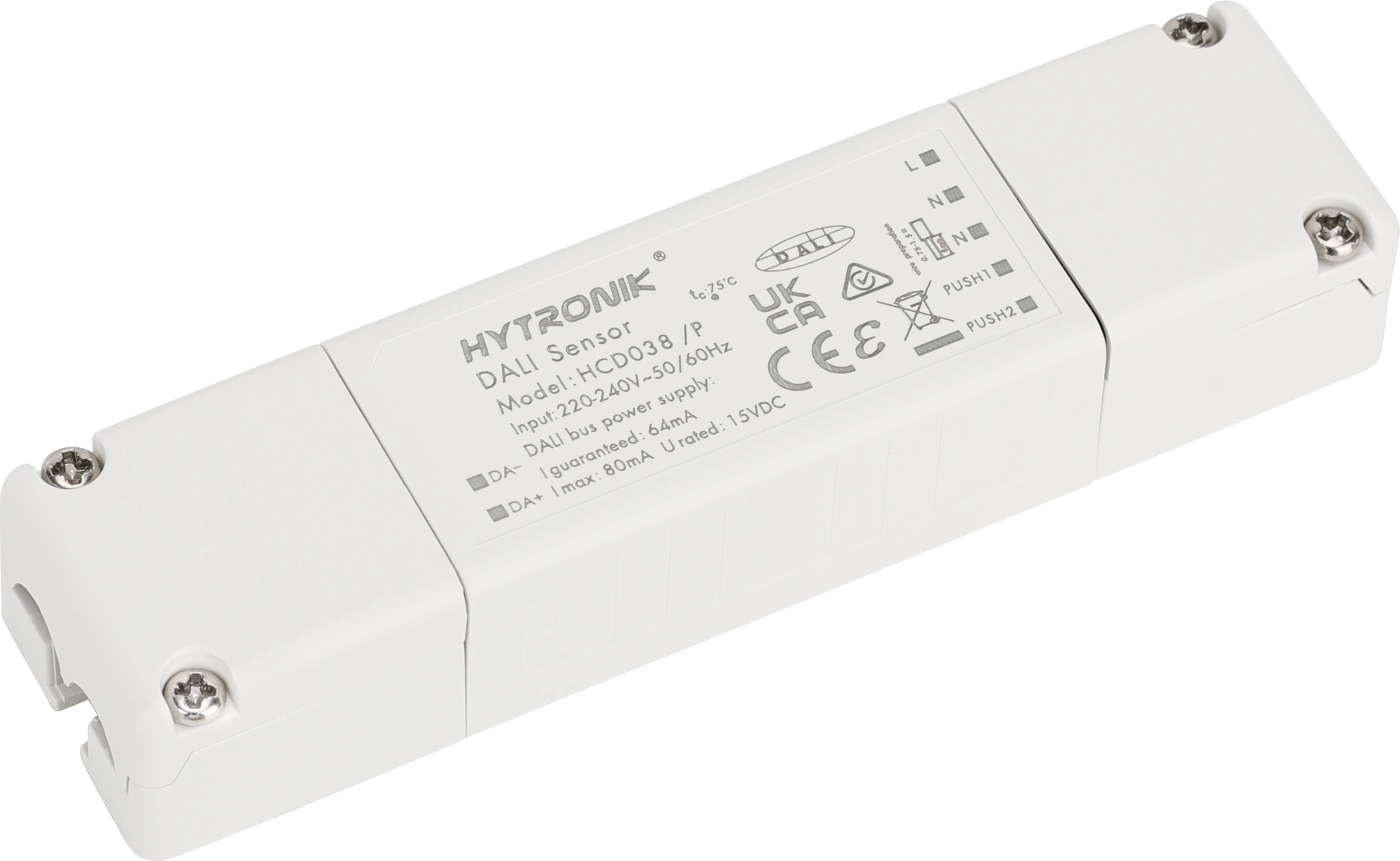 Side view of HCD038/P Control unit 