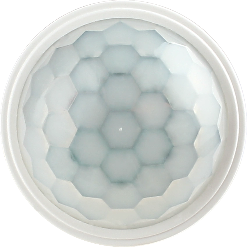 Top view of HIR09/S PIR Highbay  Daylight harvest  RJ12 connector to control body