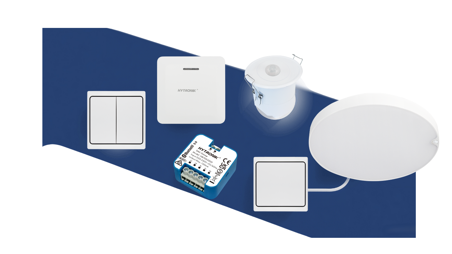 Wide device compatibility range All products like sensors luminaries push buttons