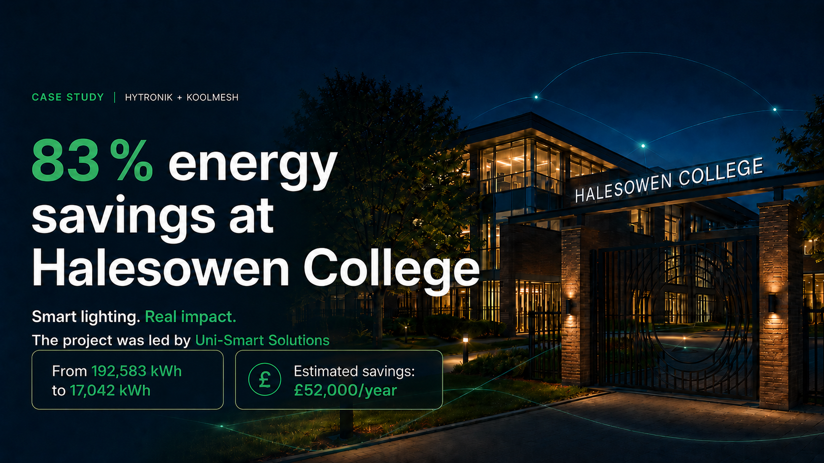 Halesowen College,UK- Lighting control project