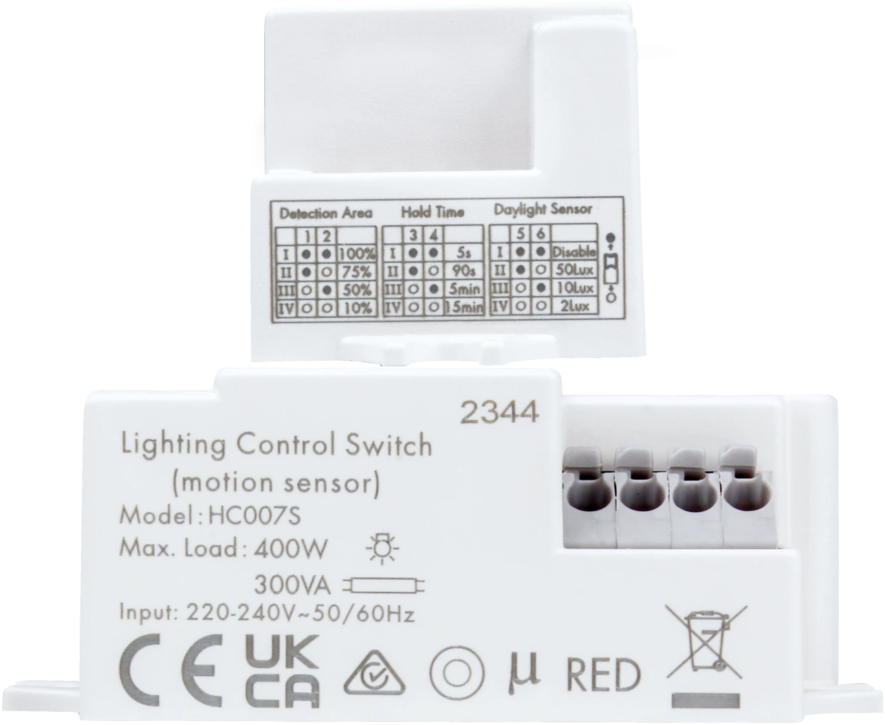 Front view of HC005S/BT HF Lowbay  Bluetooth/ ON/OFF  Photocell Advance