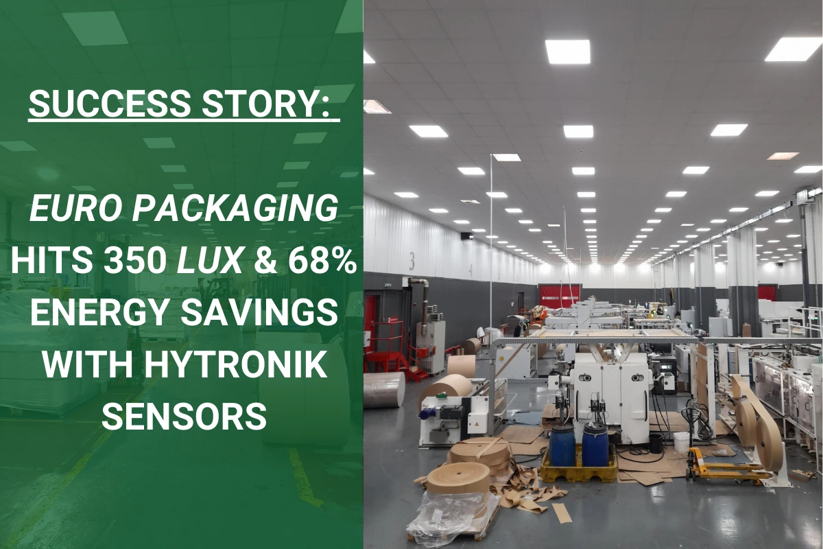 EURO PACKAGING ACHIEVES 68% ENERGY SAVINGS WITH HYTRONIK SENSORS