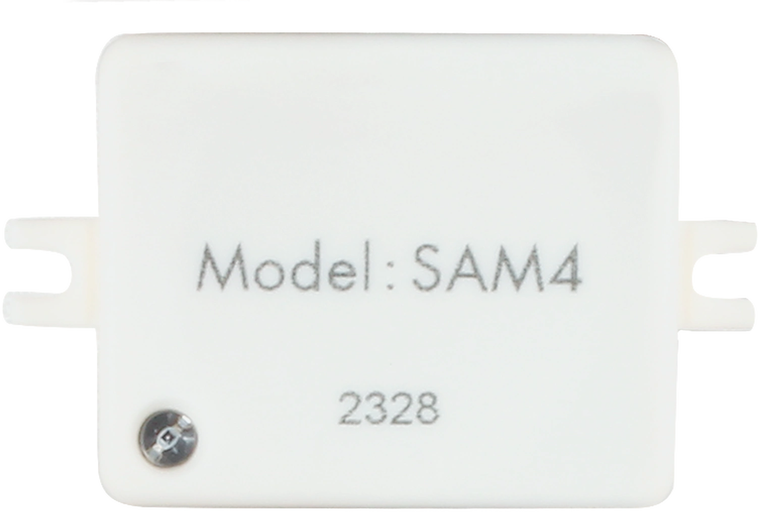 Front view of SAM4  HF Lowdbay  Tri-level dimming  RJ12 connector to control body