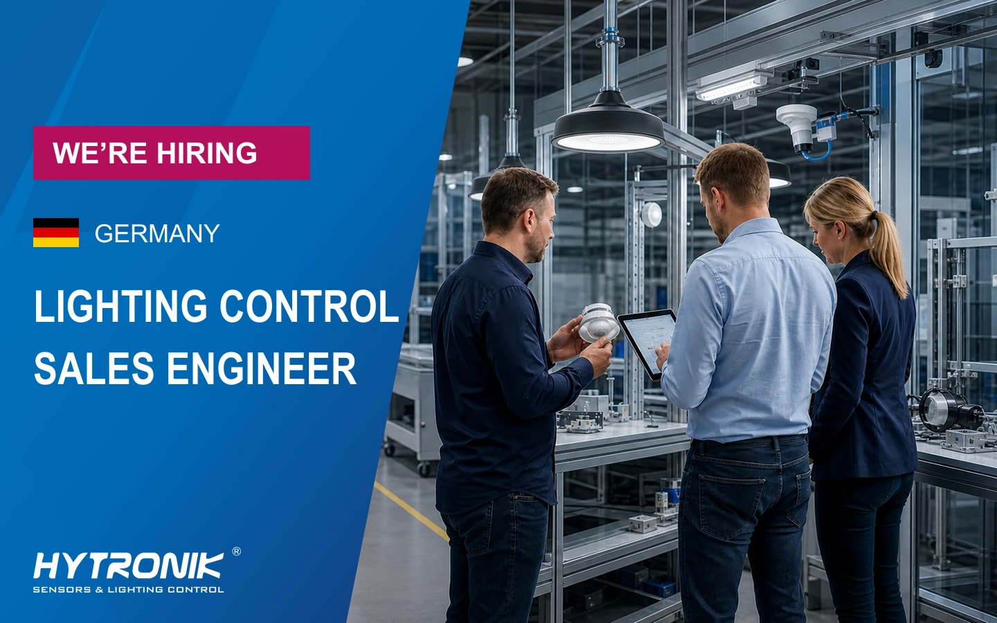 Lighting Control Sales Engineer opportunity in Germany