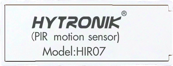 Top view of HIR07 PIR Lowbay  Photocell Advance  RJ12 connector to control body