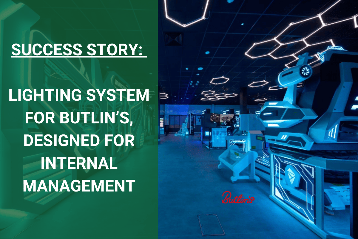 SUCCESS STORY: LIGHTING SYSTEM FOR BUTLIN’S, DESIGNED TO BE MANAGED AND MAINTAINED INTERNALLY