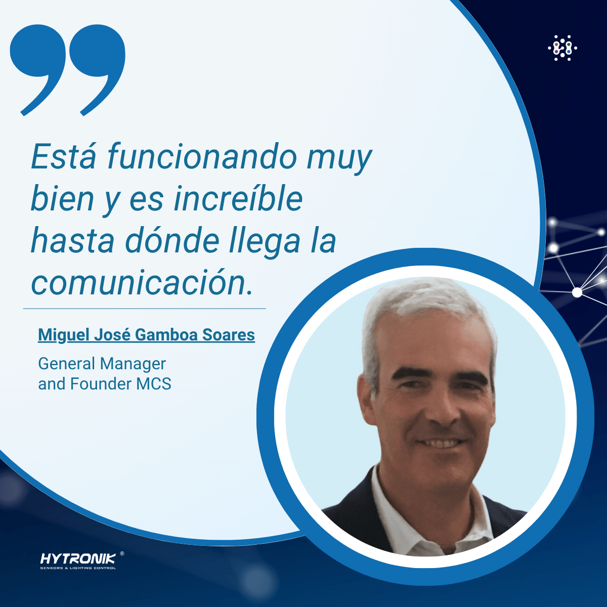 Miguel José Gamboa Soares. General Manager and Founder MCS
