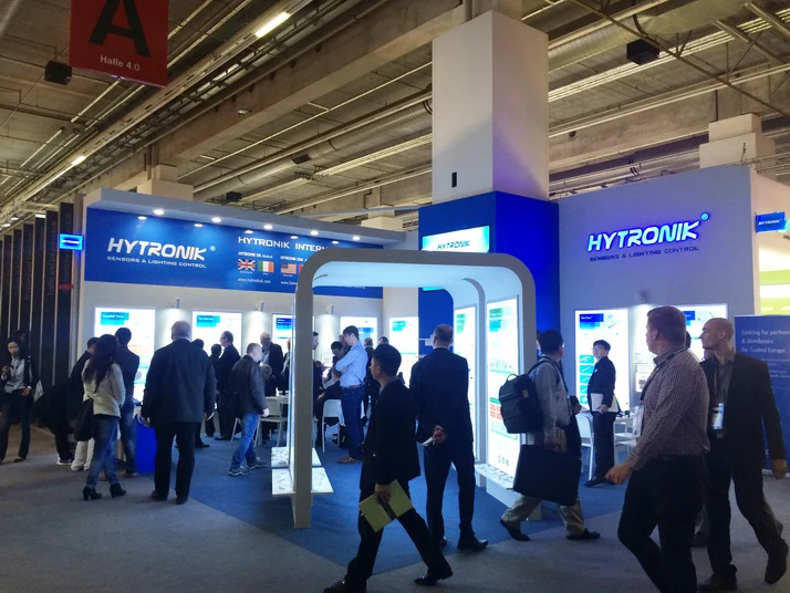 Hytronik booth Hytronik en la feria Ligh and Building