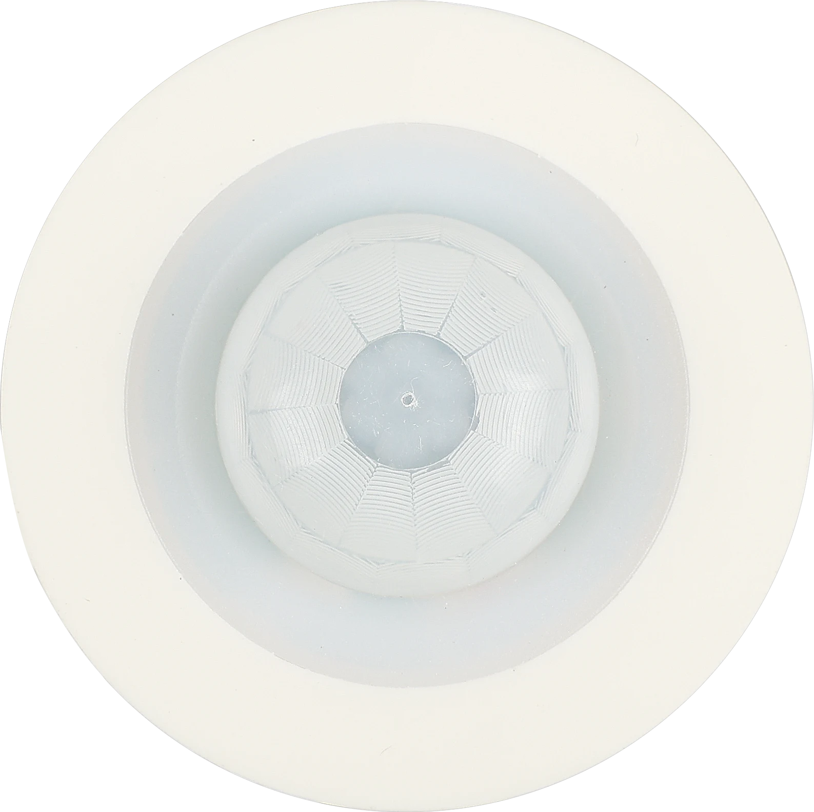 HIR01/FM Top view of HIR01/FM PIR Lowbay  Daylight Harvest  RJ12 connector to control body