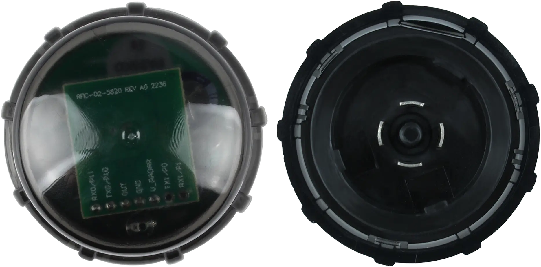 Top view of SAM15/BLE HF Highbay  Bluetooth/DALI-2 D4i  Zhaga Book 18 Standard